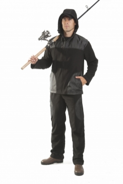 Костюм мужской комбинированный (флис+оксфорд)