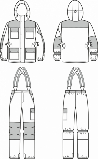 Технический рисунок - Костюм Горка  284