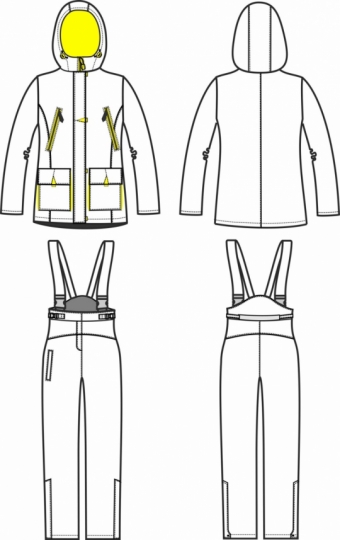 Технический рисунок - Костюм Варда 7302