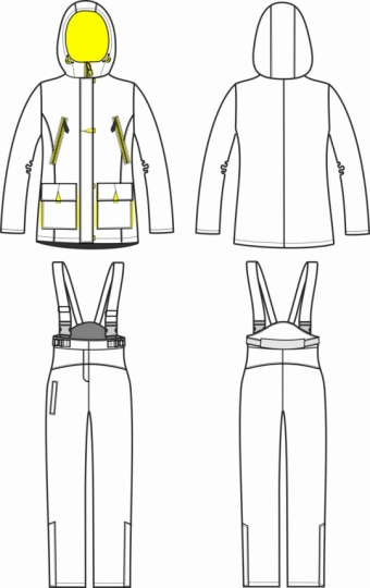 Технический рисунок - Костюм Варда С 7303