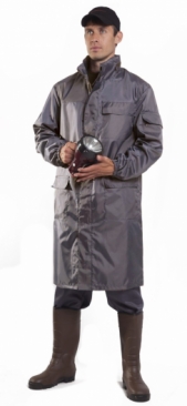 Плащ мод № 2 ЛП 0019 СЕРЫЙ